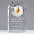 25th Wedding Anniversary  Glass Clock Gift
